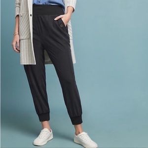 Maeve Anthropologie Black Joggers